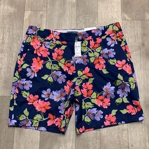 Womens‎ Nwt Lands’End Floral Mid Rise Shorts